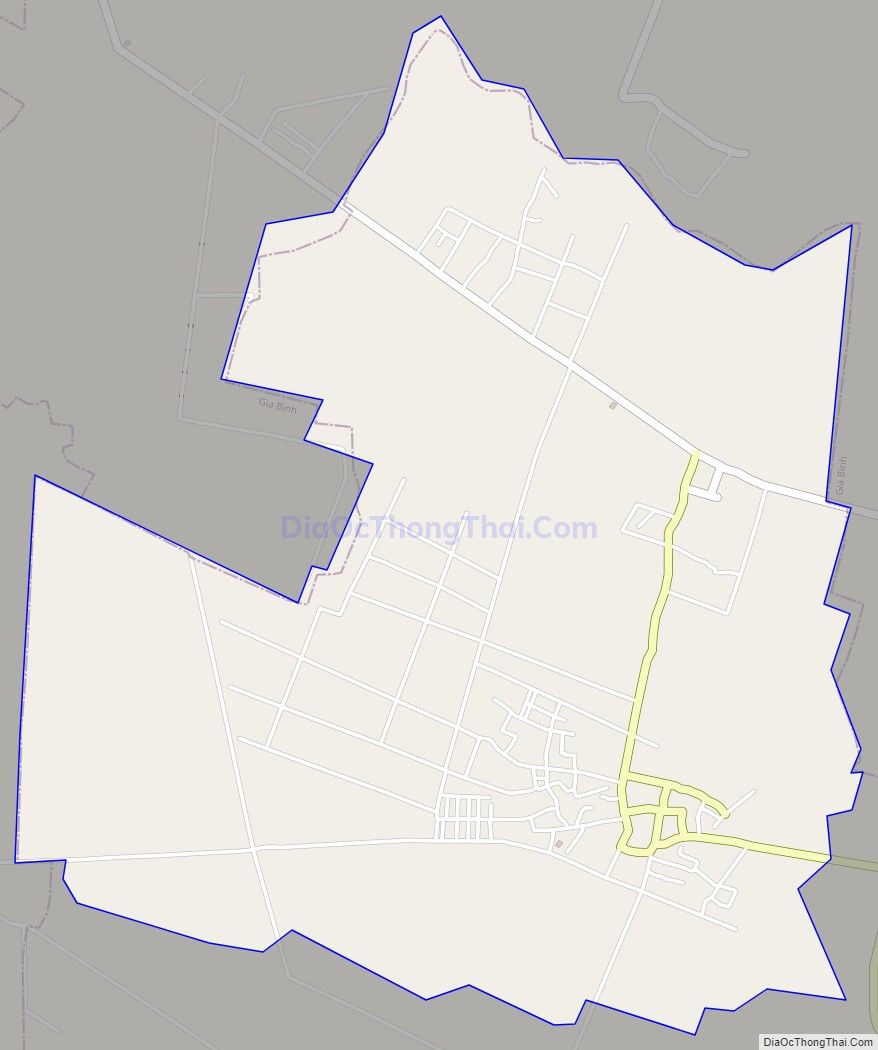 Bản đồ giao thông xã Quảng Phú, huyện Lương Tài