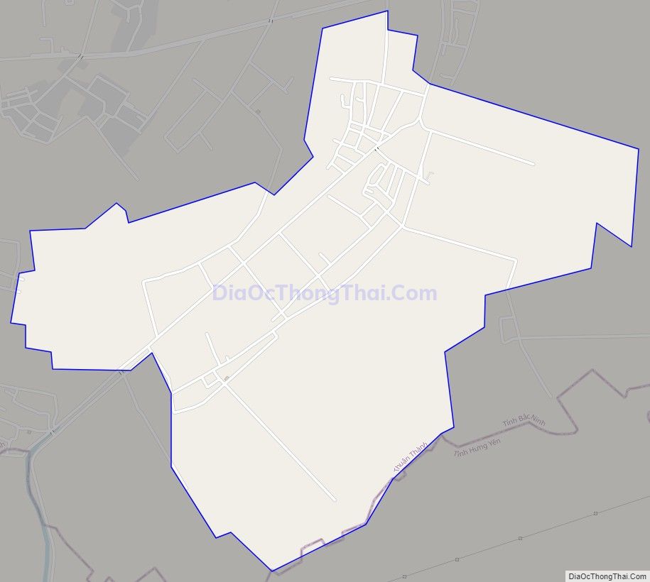 Bản đồ giao thông xã Ngũ Thái, huyện Thuận Thành