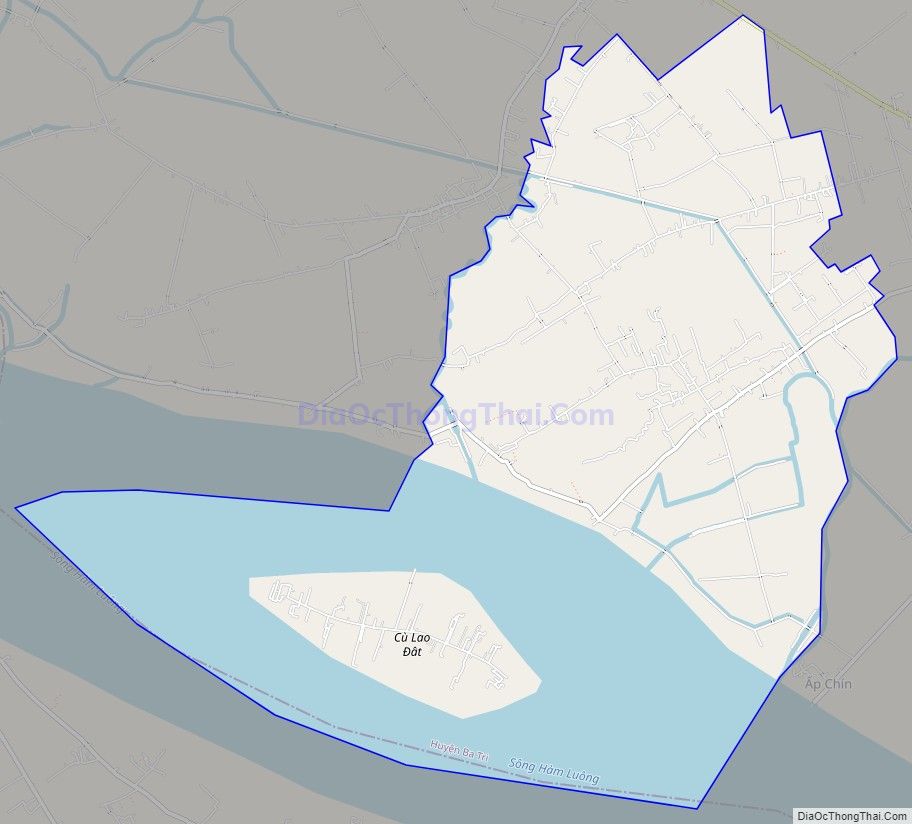 Bản đồ giao thông xã An Hiệp, huyện Ba Tri