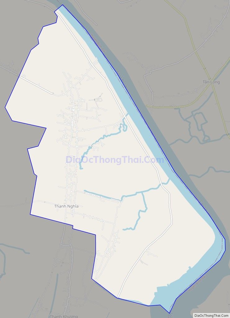 Bản đồ giao thông xã Bảo Thạnh, huyện Ba Tri
