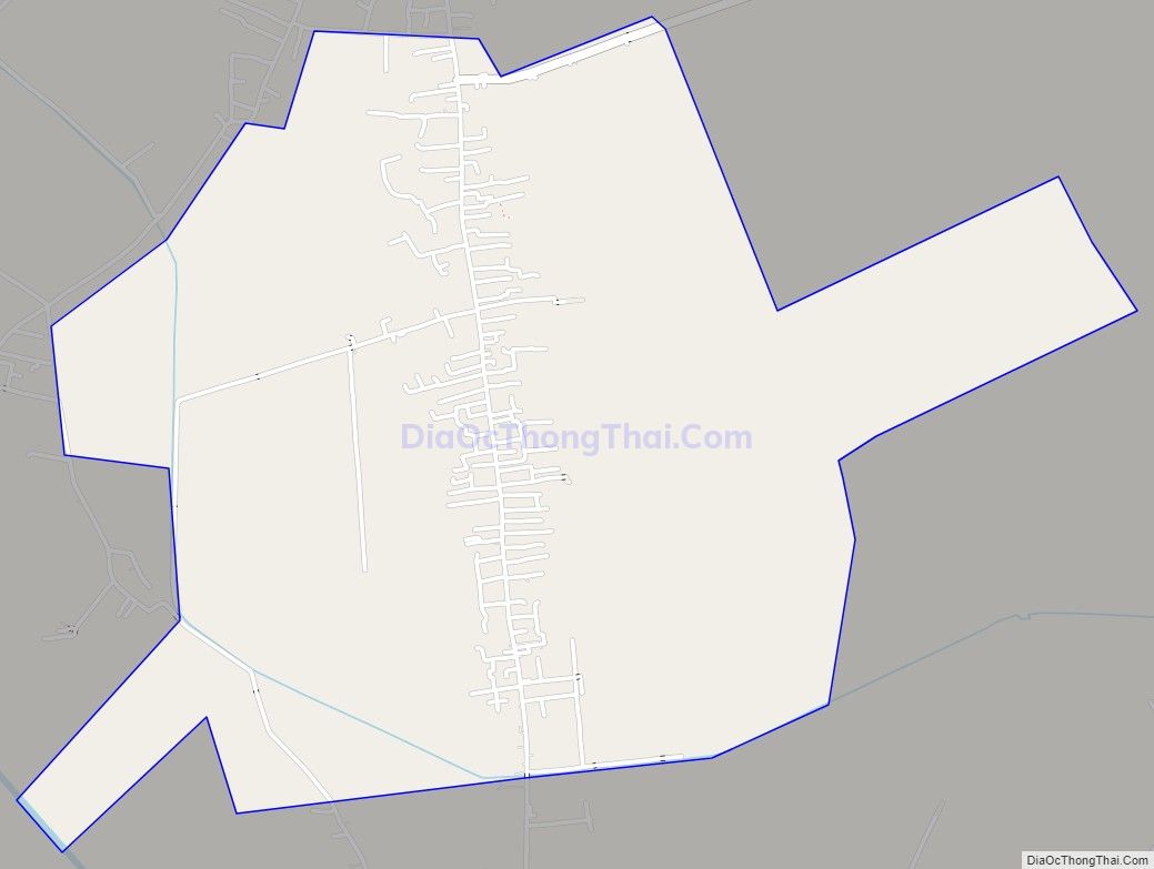 Bản đồ giao thông xã Mỹ Nhơn, huyện Ba Tri