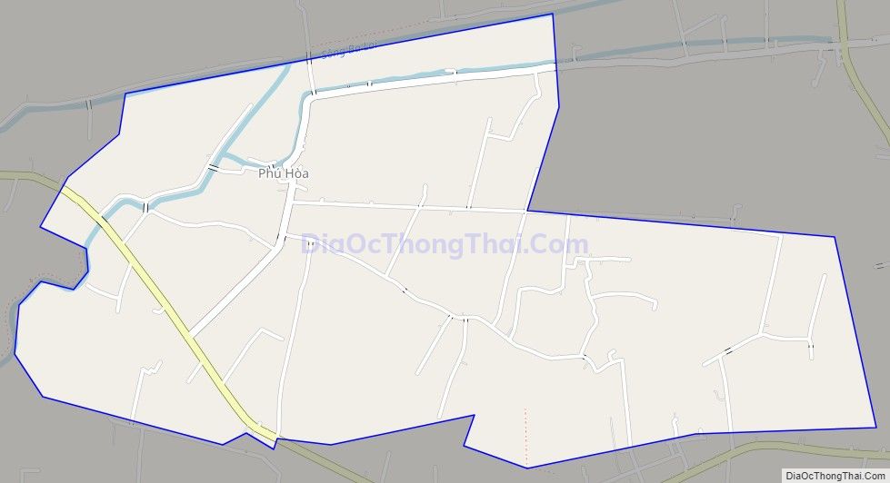 Bản đồ giao thông xã Quới Thành, huyện Châu Thành