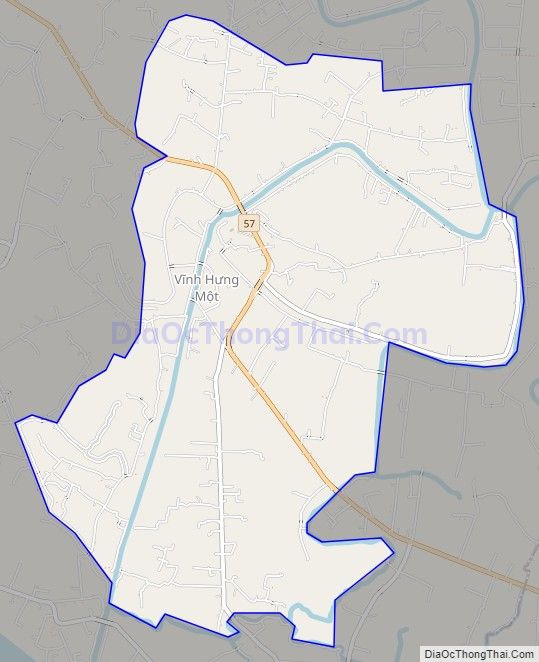 Bản đồ giao thông xã Vĩnh Thành, huyện Chợ Lách