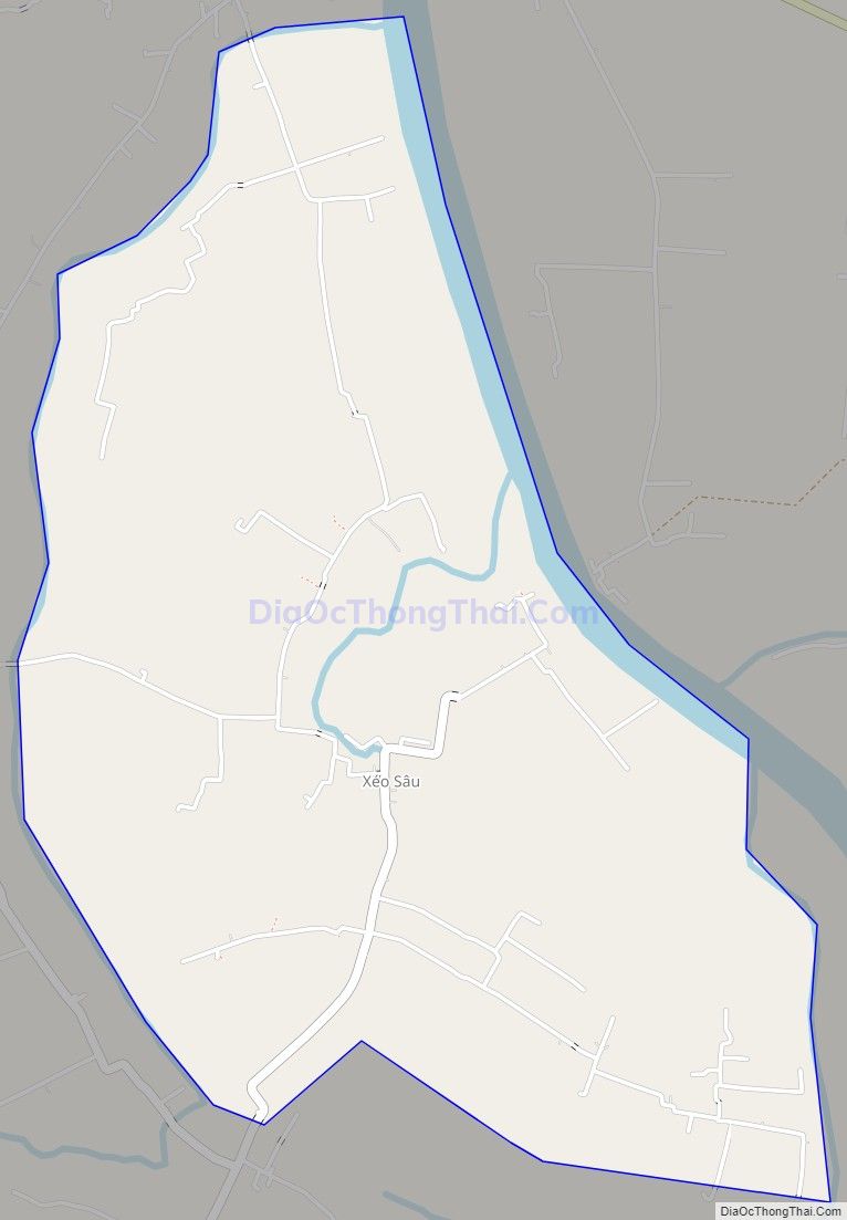 Bản đồ giao thông xã Lương Phú, huyện Giồng Trôm
