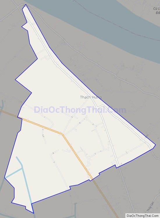 Bản đồ giao thông xã Mỹ Hưng, huyện Thạnh Phú