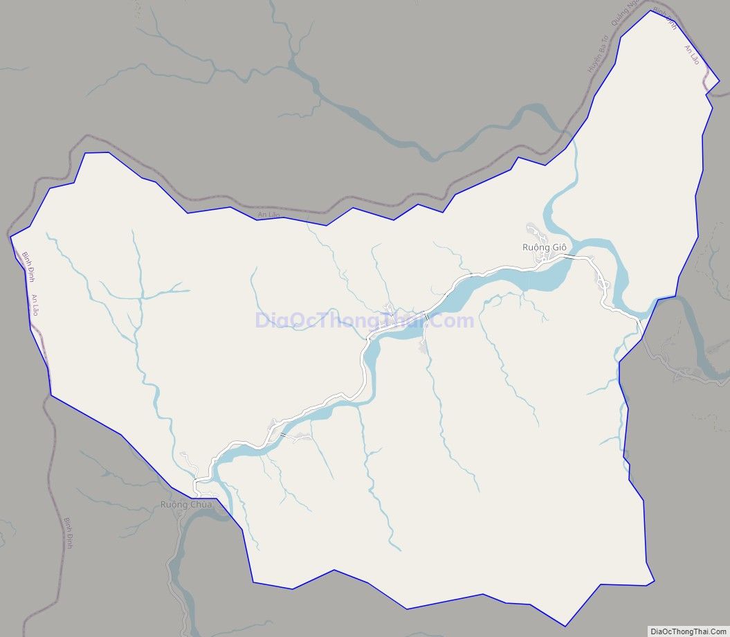 Bản đồ giao thông xã An Dũng, huyện An Lão