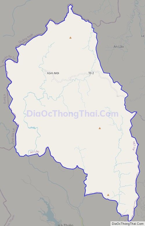 Bản đồ giao thông xã An Toàn, huyện An Lão