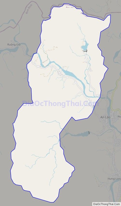 Bản đồ giao thông xã An Trung, huyện An Lão