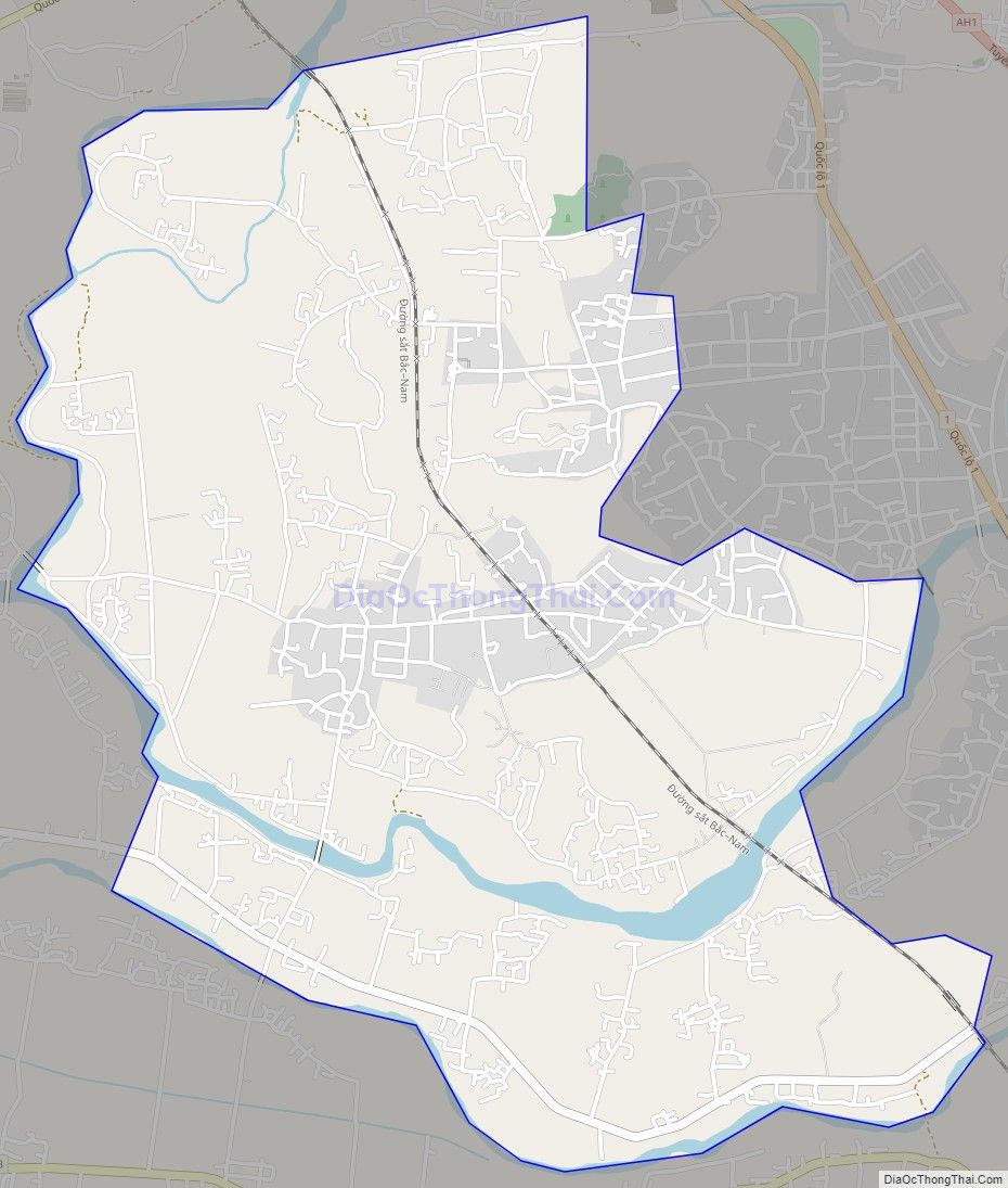 Bản đồ giao thông xã Nhơn Hậu, thị xã An Nhơn