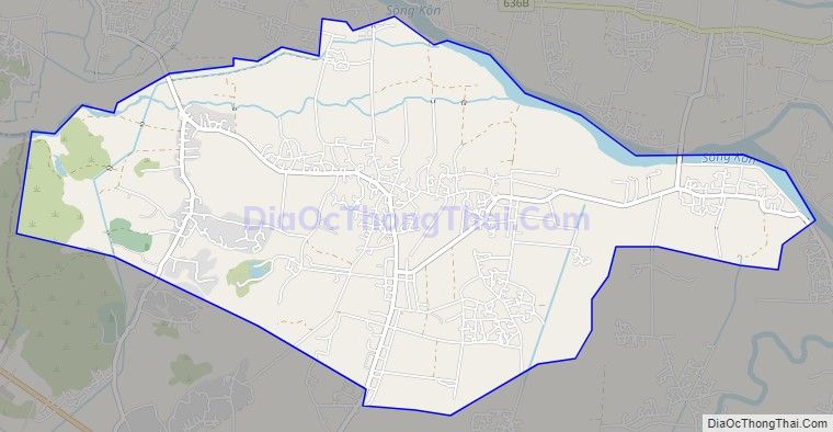 Bản đồ giao thông xã Nhơn Lộc, thị xã An Nhơn