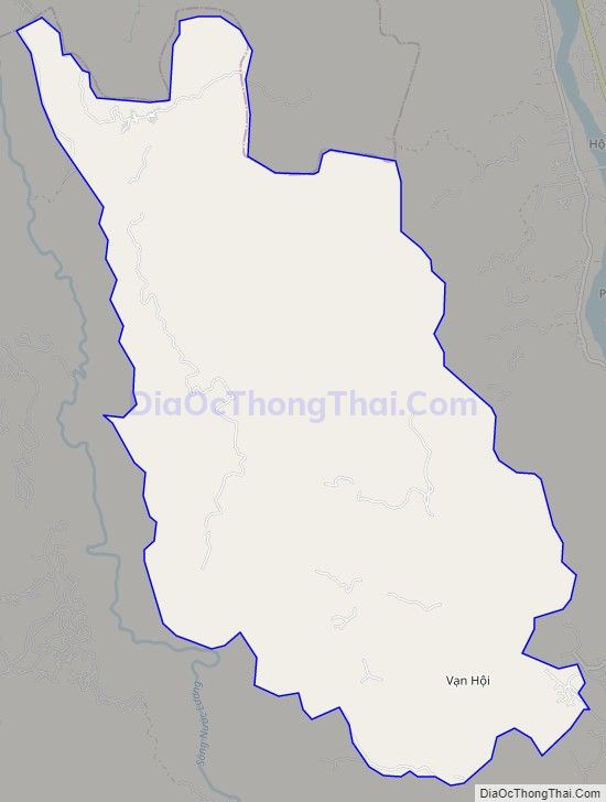 Bản đồ giao thông xã Ân Sơn, huyện Hoài Ân