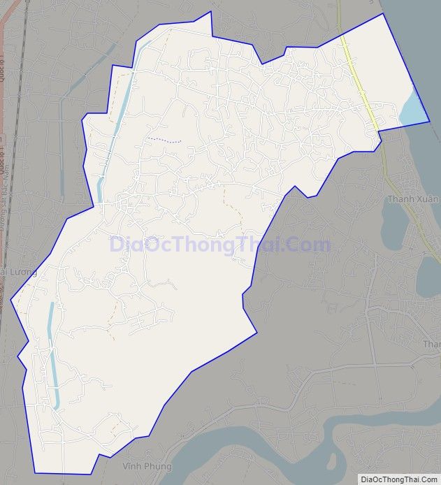 Bản đồ giao thông phường Hoài Thanh, thị xã Hoài Nhơn