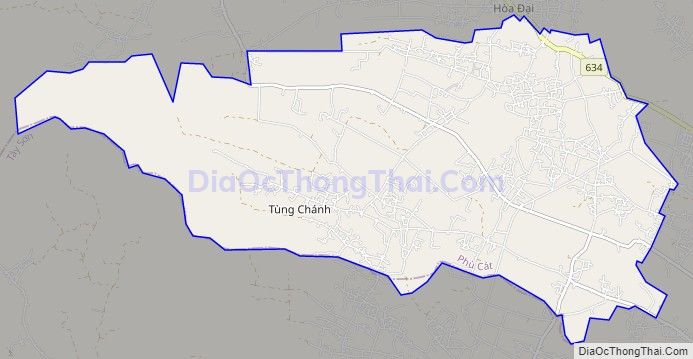 Bản đồ giao thông xã Cát Hiệp, huyện Phù Cát