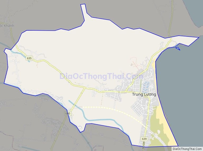Bản đồ giao thông Thị trấn Cát Tiến, huyện Phù Cát
