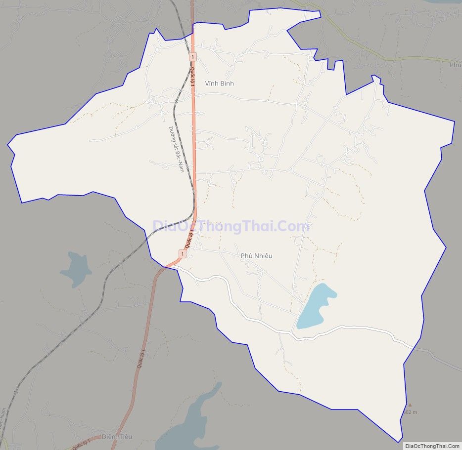 Bản đồ giao thông xã Mỹ Phong, huyện Phù Mỹ