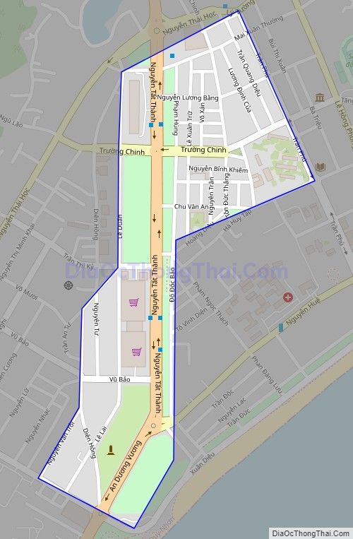 Bản đồ giao thông phường Lý Thường Kiệt, thành phố Quy Nhơn