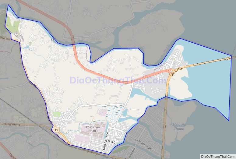 Bản đồ giao thông phường Nhơn Bình, thành phố Quy Nhơn