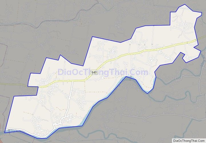 Bản đồ giao thông xã Phước Quang, huyện Tuy Phước