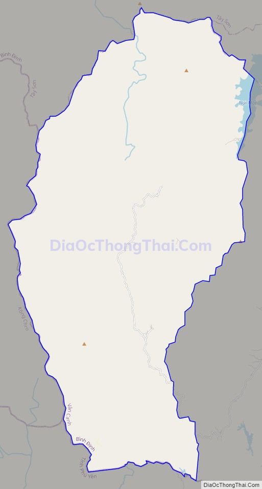 Bản đồ giao thông xã Canh Liên, huyện Vân Canh