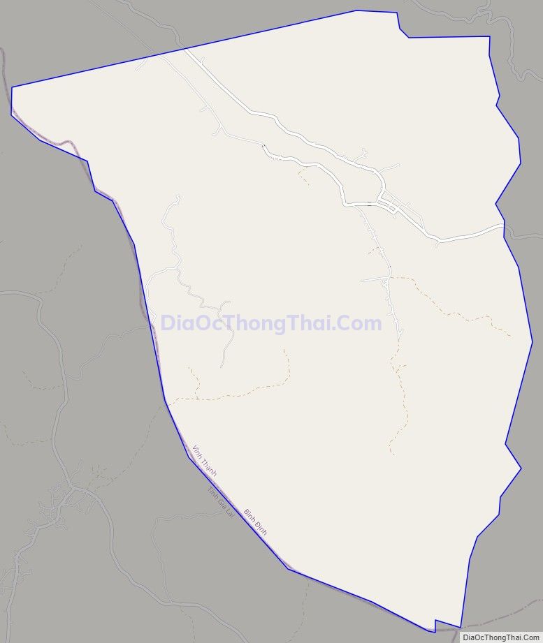 Bản đồ giao thông xã Vĩnh Thuận, huyện Vĩnh Thạnh