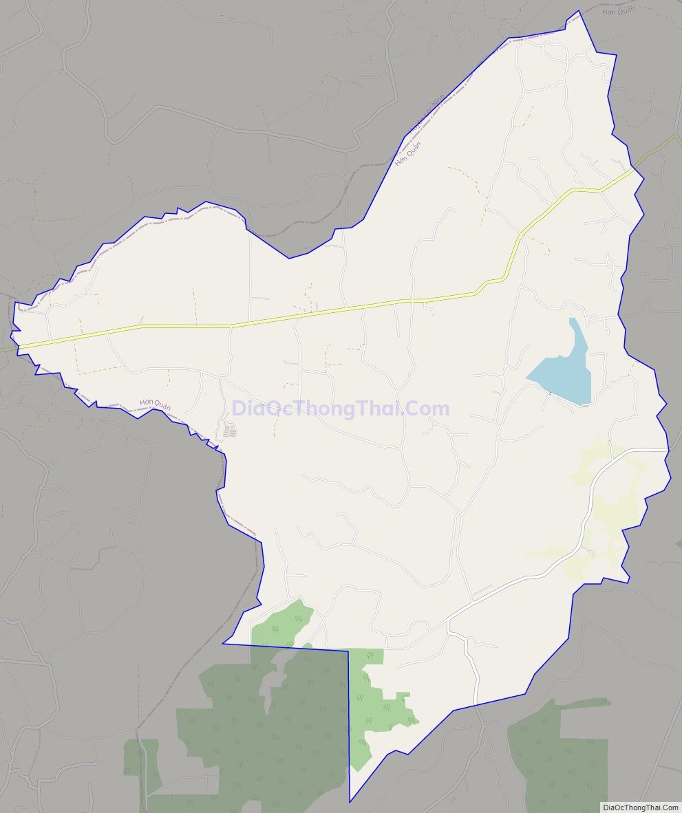 Bản đồ giao thông xã An Khương, huyện Hớn Quản