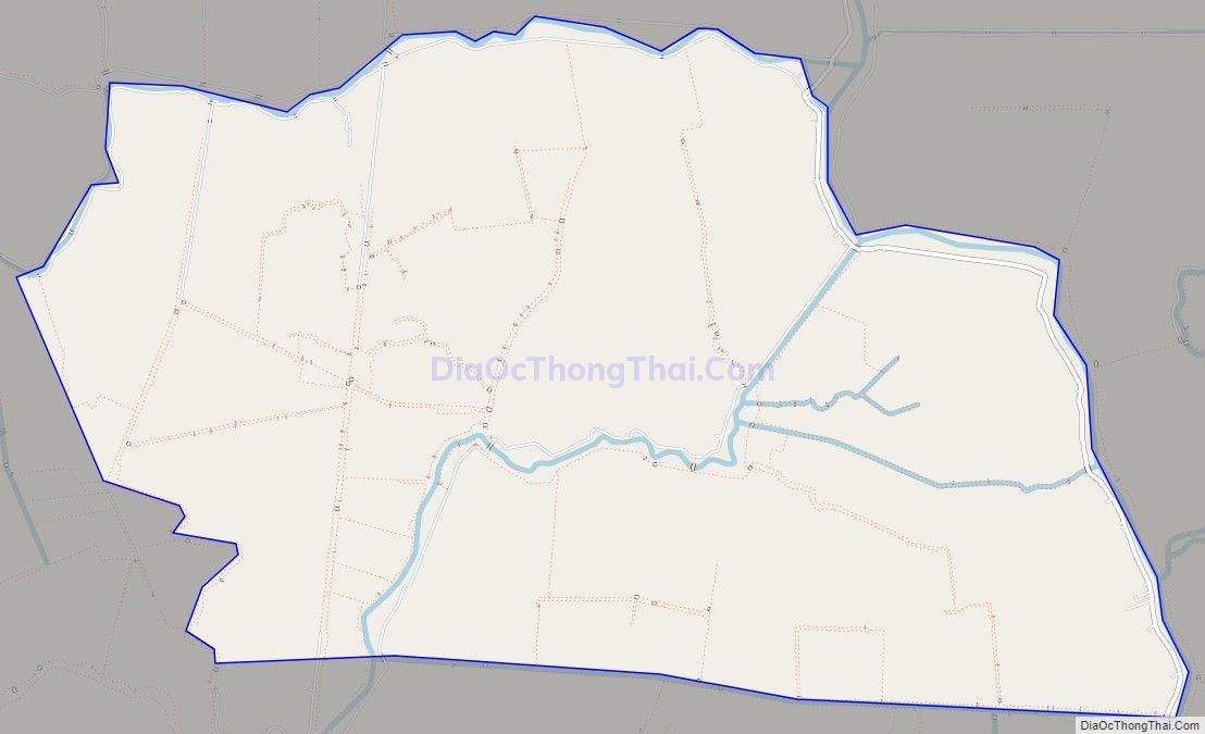 Bản đồ giao thông xã Ngọc Chánh, huyện Đầm Dơi