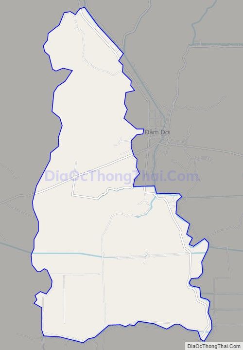 Bản đồ giao thông xã Tân Duyệt, huyện Đầm Dơi