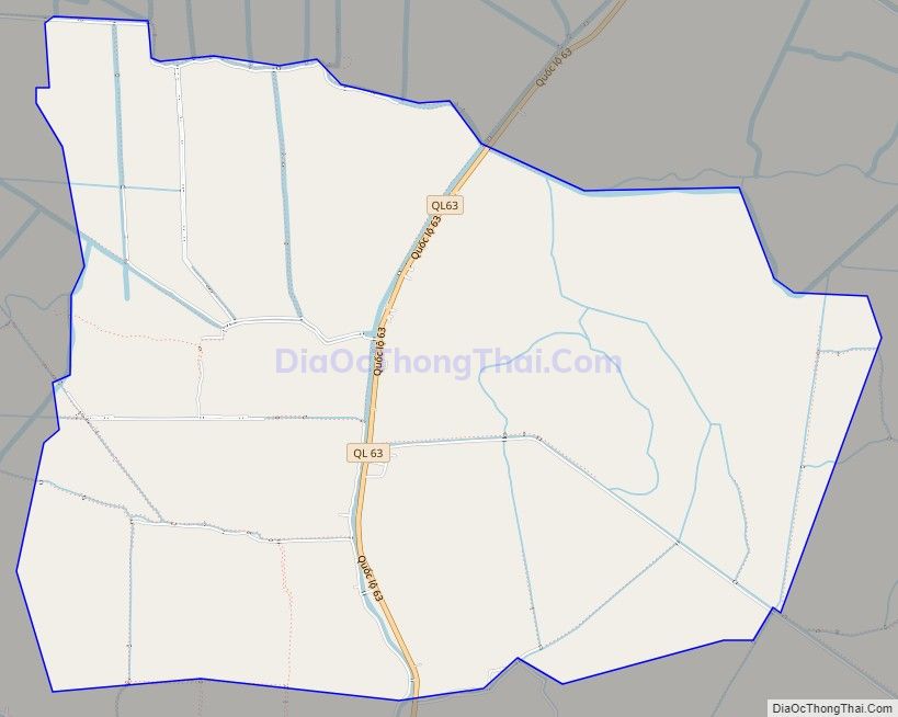 Bản đồ giao thông xã Tân Lộc Bắc, huyện Thới Bình