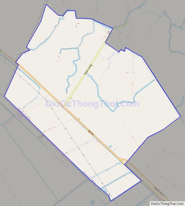 Bản đồ giao thông phường Long Hưng, quận Ô Môn