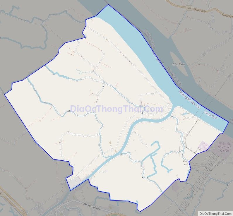 Bản đồ giao thông phường Thới An, quận Ô Môn