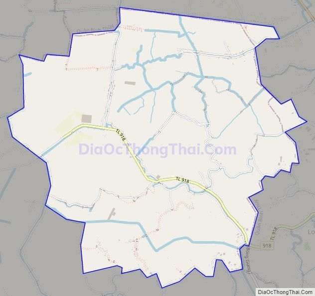 Bản đồ giao thông xã Giai Xuân, huyện Phong Điền