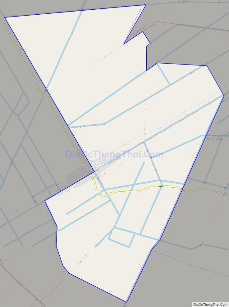 Bản đồ giao thông xã Đông Thuận, huyện Thới Lai