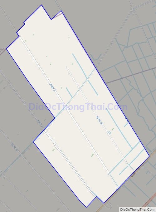 Bản đồ giao thông xã Thạnh An, huyện Vĩnh Thạnh