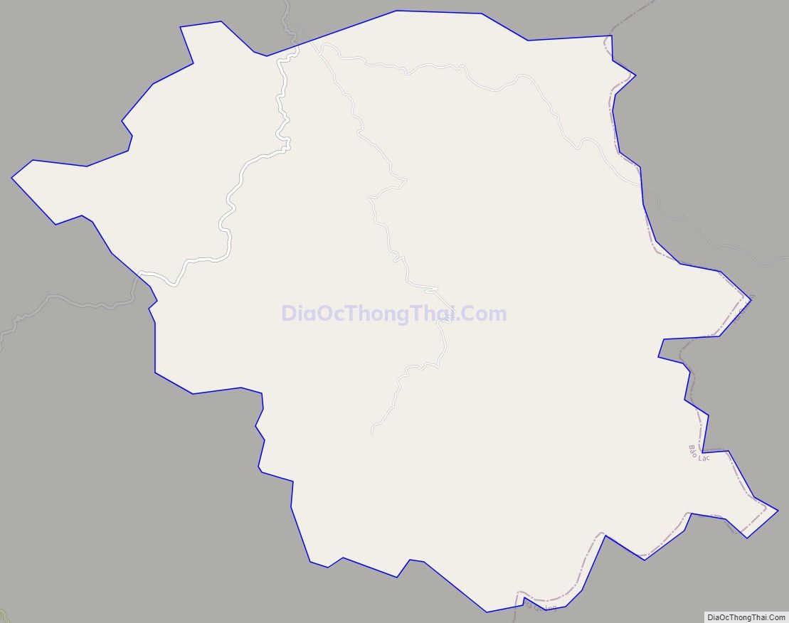 Bản đồ giao thông xã Hồng An, huyện Bảo Lạc