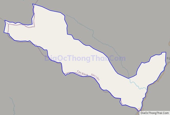 Bản đồ giao thông xã Quảng Lâm, huyện Bảo Lâm