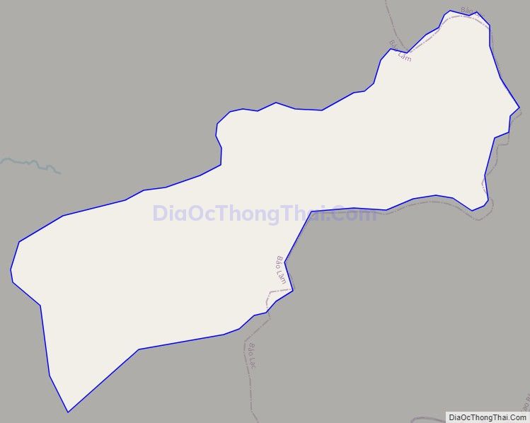 Bản đồ giao thông xã Thái Sơn, huyện Bảo Lâm