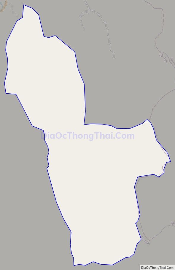 Bản đồ giao thông xã Vĩnh Phong, huyện Bảo Lâm