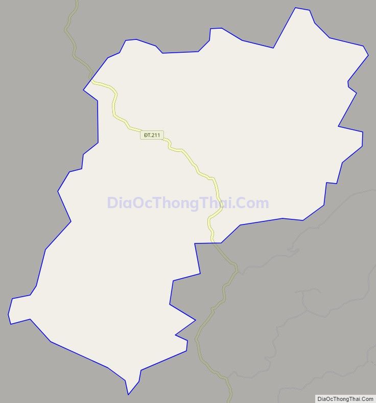 Bản đồ giao thông xã Hồng Sĩ (cũ), huyện Hà Quảng