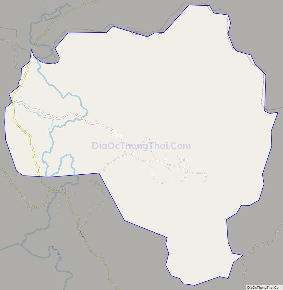 Bản đồ giao thông xã Nam Tuấn, huyện Hòa An