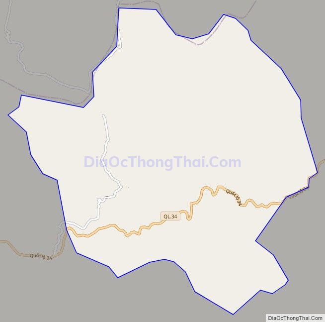Bản đồ giao thông xã Vũ Minh, huyện Nguyên Bình
