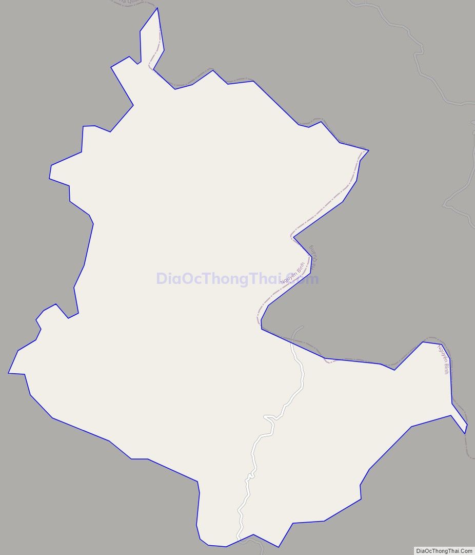 Bản đồ giao thông xã Triệu Nguyên, huyện Nguyên Bình