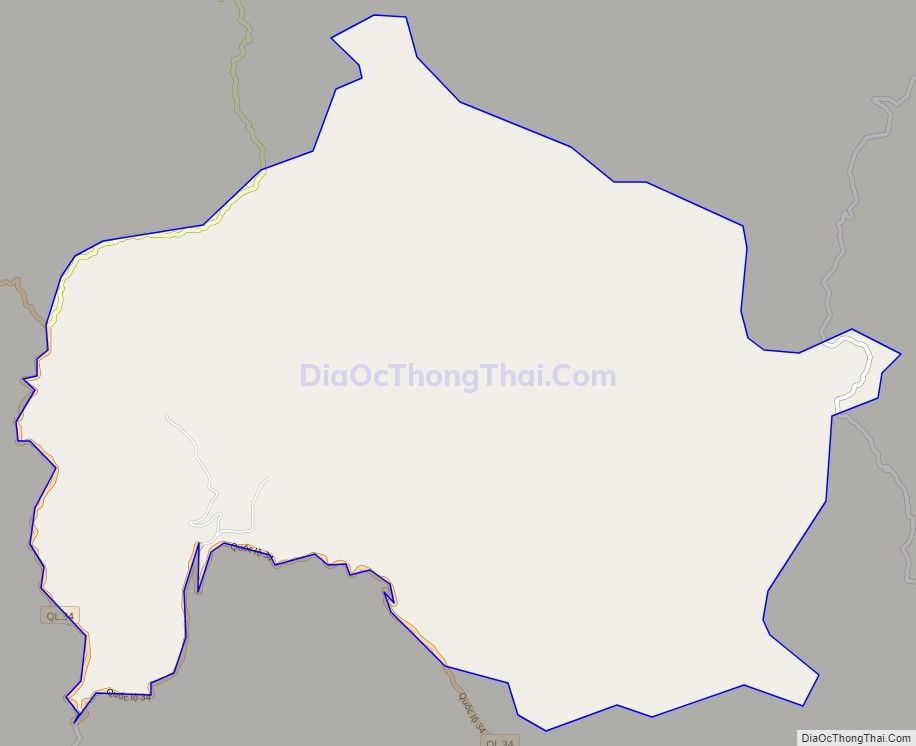 Bản đồ giao thông xã Vũ Nông, huyện Nguyên Bình