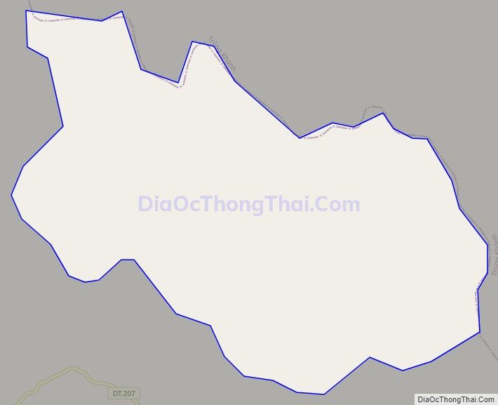 Bản đồ giao thông xã Bình Lăng (cũ), huyện Quảng Uyên
