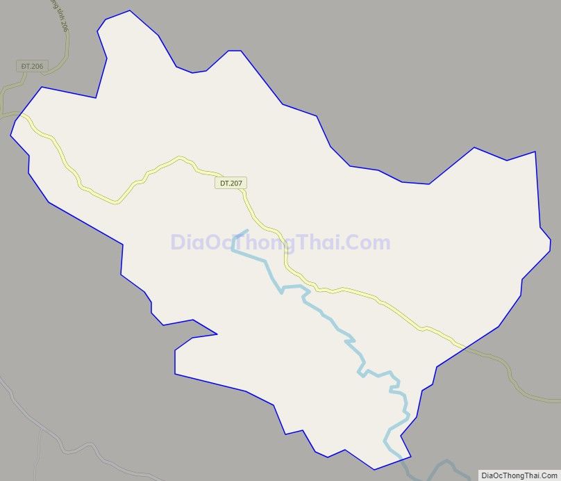 Bản đồ giao thông xã Độc Lập, huyện Quảng Hòa