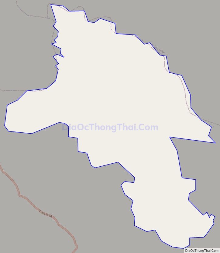 Bản đồ giao thông xã Thị Ngân (cũ), huyện Thạch An
