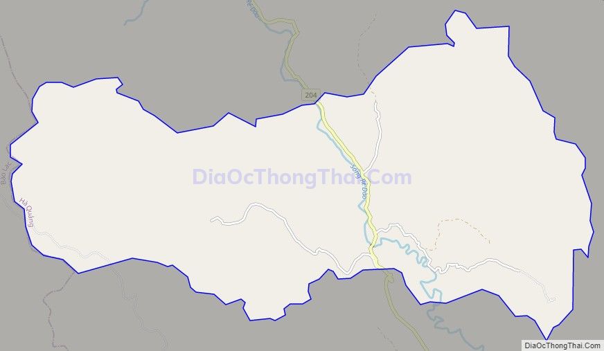 Bản đồ giao thông xã Lương Thông (cũ), huyện Thông Nông