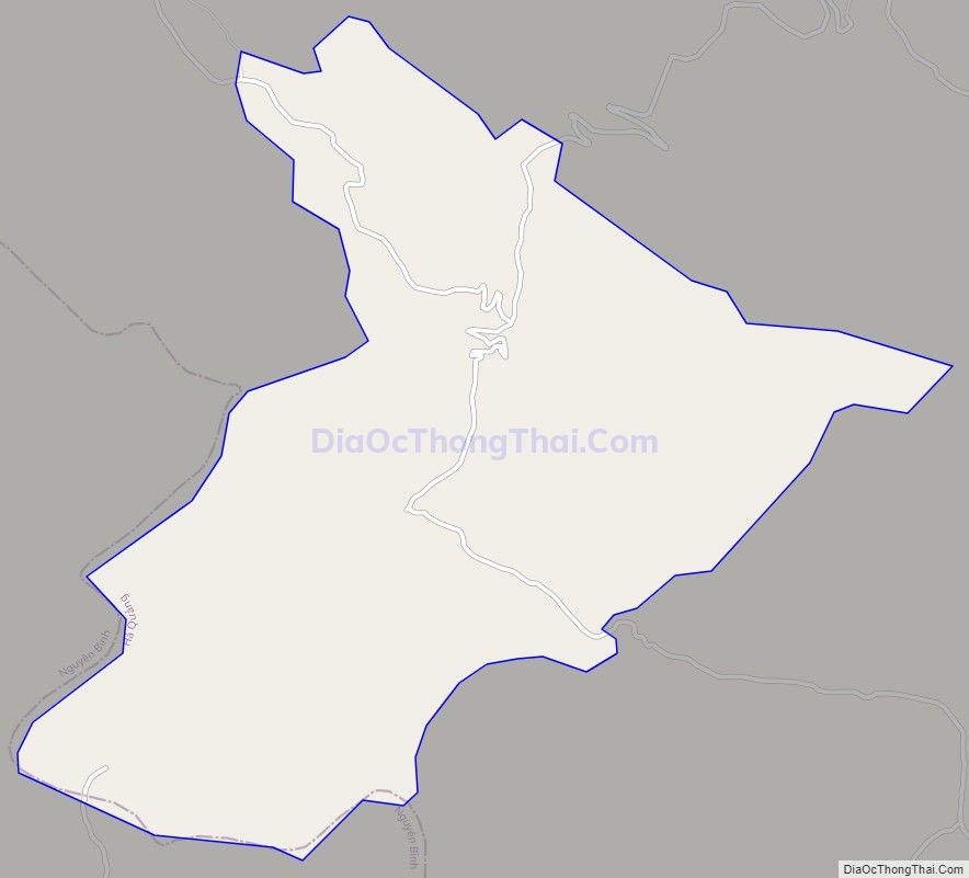 Bản đồ giao thông xã Thanh Long (cũ), huyện Thông Nông