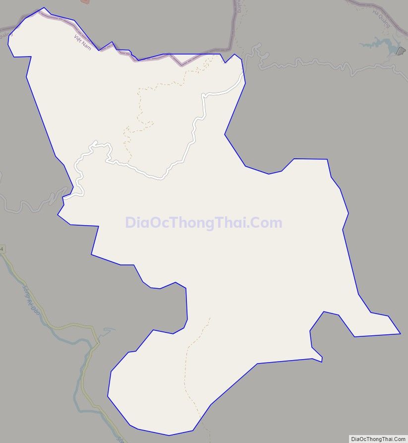 Bản đồ giao thông xã Vị Quang (cũ), huyện Thông Nông