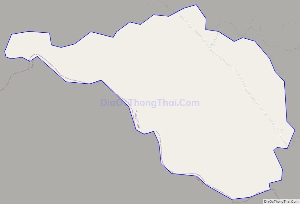 Bản đồ giao thông xã Lưu Ngọc (cũ), huyện Trà Lĩnh