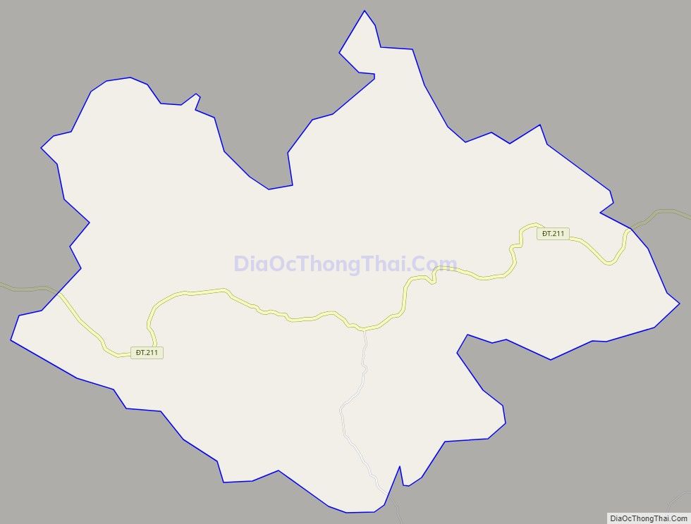 Bản đồ giao thông xã Quang Trung (cũ), huyện Trà Lĩnh